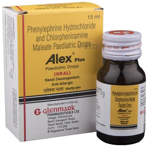 ALEX+ PEAD ORAL DROPS 15ML