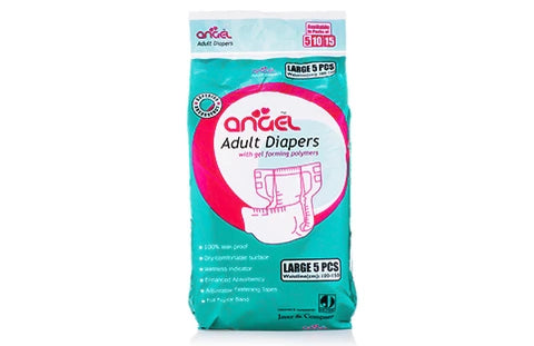 ANGEL ADULT DIAPERS M 5'S