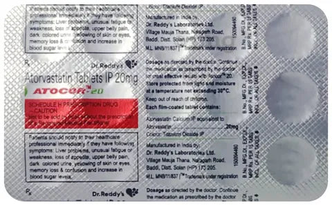 ATOCOR 20 MG TAB(10 TAB)
