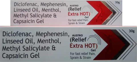 AUSTRO RELIEF HOT GEL 30GM