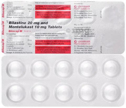 BILAZAP-M TAB(10 PCS)