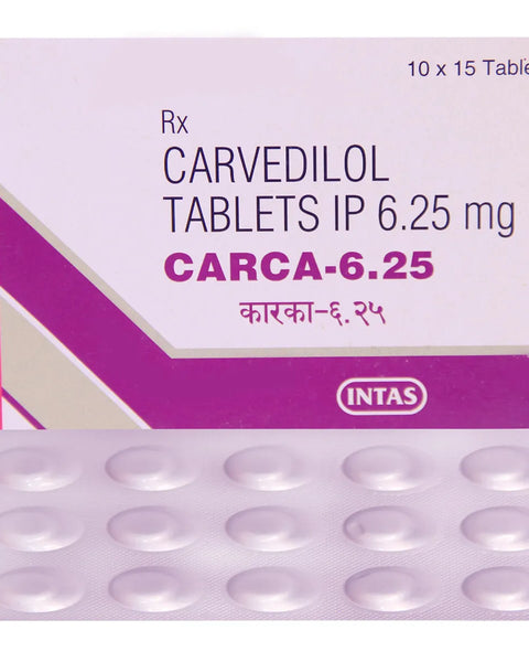 CARCA 6.25 MG TAB(10.0000 TAB)