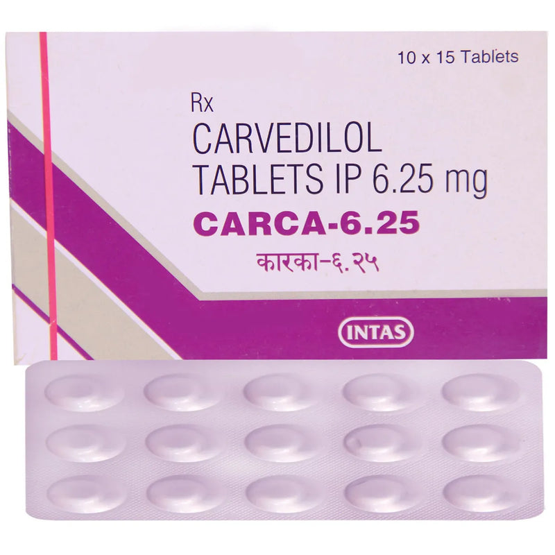 CARCA 6.25 MG TAB(10.0000 TAB)