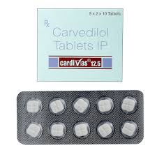 CARDIVAS 12.5 MG TAB(10 TAB)