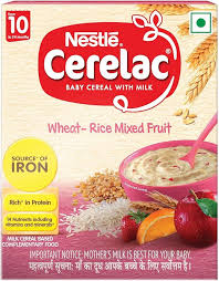 CERELAC WHEAT RICE MIXED FRUIT (10) 300GM
