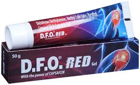 D.F.O RED GEL 50GM