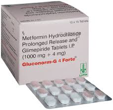 GLUCONORM-G 4 FORTE TAB(15 TAB)