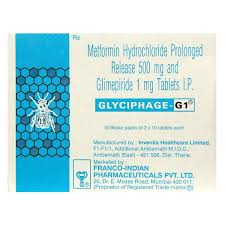 GLYCIPHAGE-G 1 MG TAB(10 TAB)