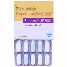 GLYCOMET GP 3 FORT 10(10 STRIP)(2940)