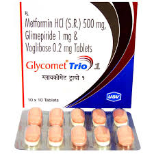 GLYCOMET TRIO 1 MG(10 PCS)