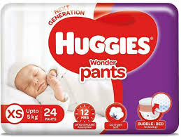 HUGGIES ( NEW BRON BABY )  24 PC