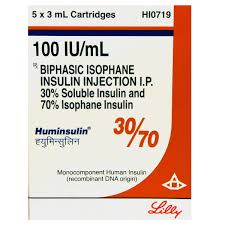 HUMINSULIN 30/70 100 IU/ML CART. 3ML