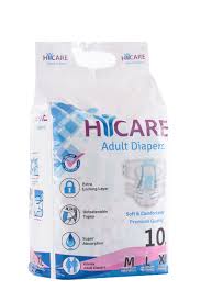 HYCARE ADULT DIAPERS XL(10 PCS)