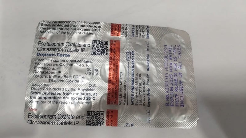 DEPRAN FORTE TAB(10 TAB)