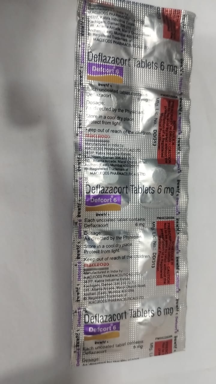 DEFCORT-6MG TAB(10 PCS)