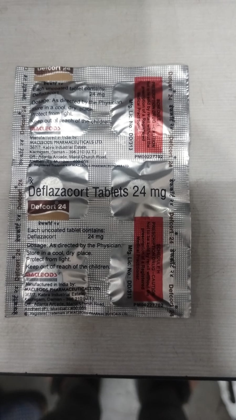 DEFCORT 24MG(6 TAB)