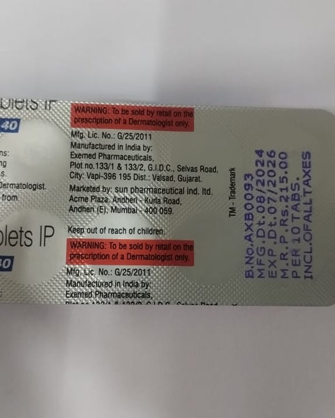 BILASURE 40 TAB (10 PCS)