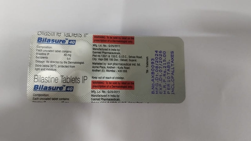 BILASURE 40 TAB (10 PCS)