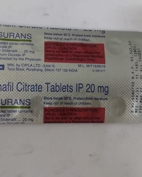 ASSURANS 20 MG TAB(10 TAB)
