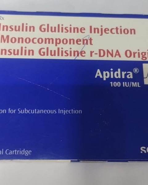 APIDRA CARTRIDGE 100IU/ML