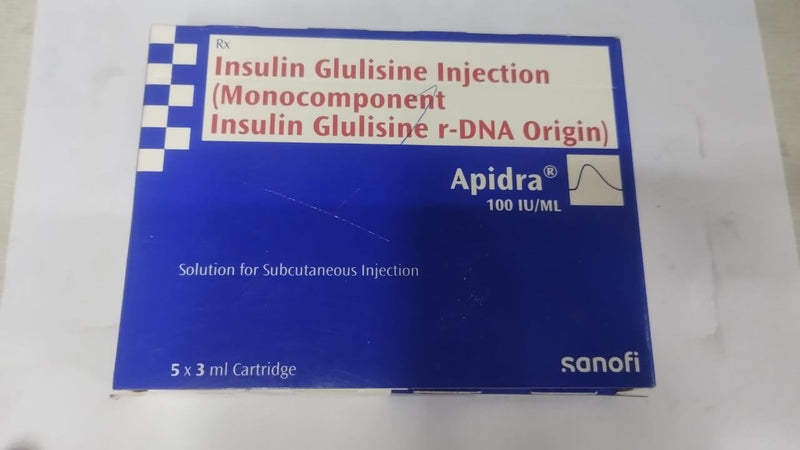 APIDRA CARTRIDGE 100IU/ML