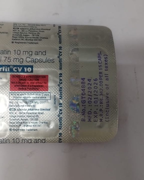 ATORFIT CV 10 MG CAP(15 CAP)(1)