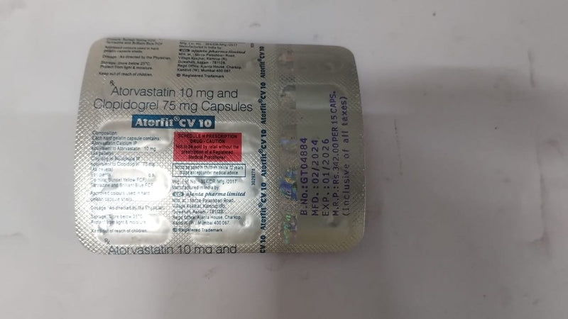 ATORFIT CV 10 MG CAP(15 CAP)(1)