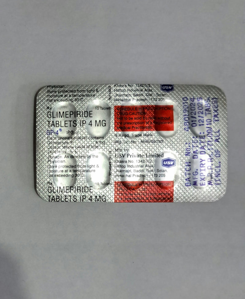 GP 4 MG TAB(10 TAB)