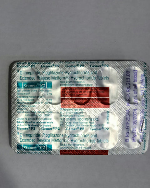 GEMER P 2 MG TAB(10 TAB)