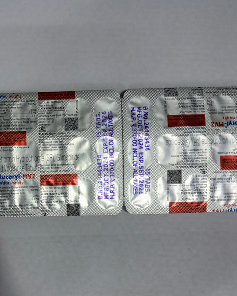 GLUCORYL-MV2 TAB(15 PCS)(131)