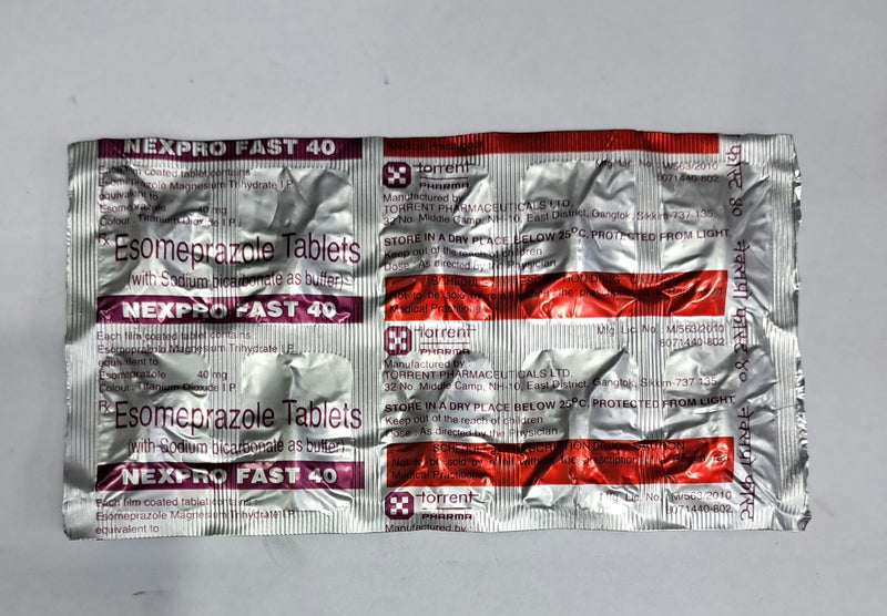 NEXPRO FAST 40 MG TAB(10 TAB)