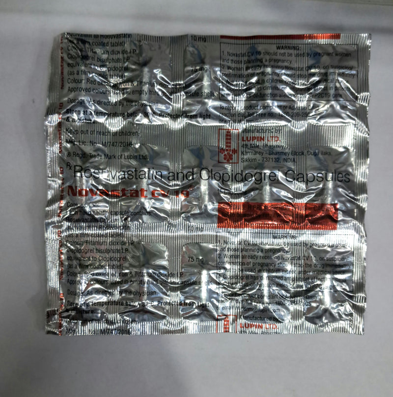 NOVASTAT CV 10 MG(15 TAB)