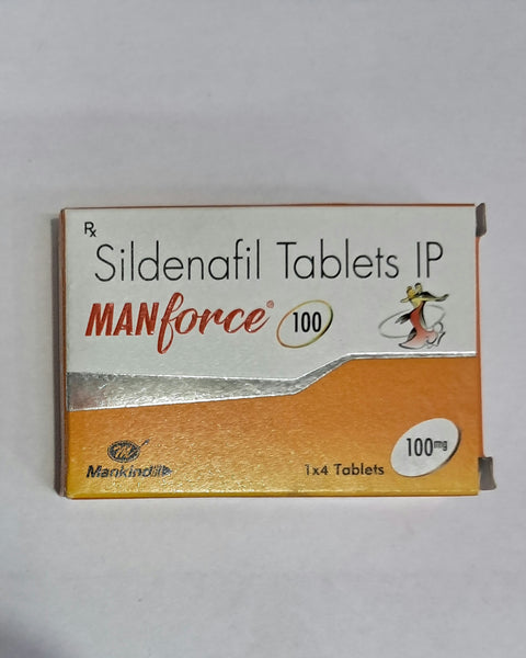 MANFORCE 100 MG TAB(4 TAB)