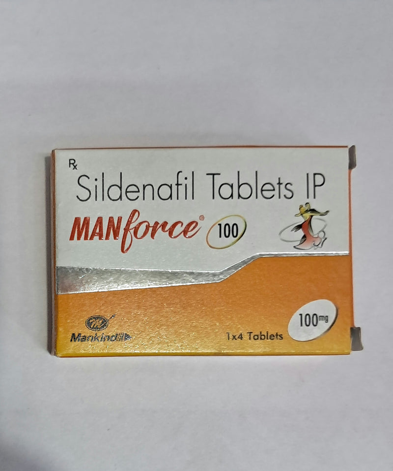 MANFORCE 100 MG TAB(4 TAB)