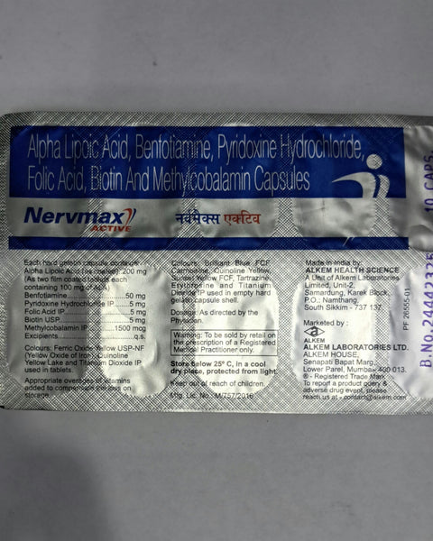 NERVMAX ACTIVE TAB (10 PCS)