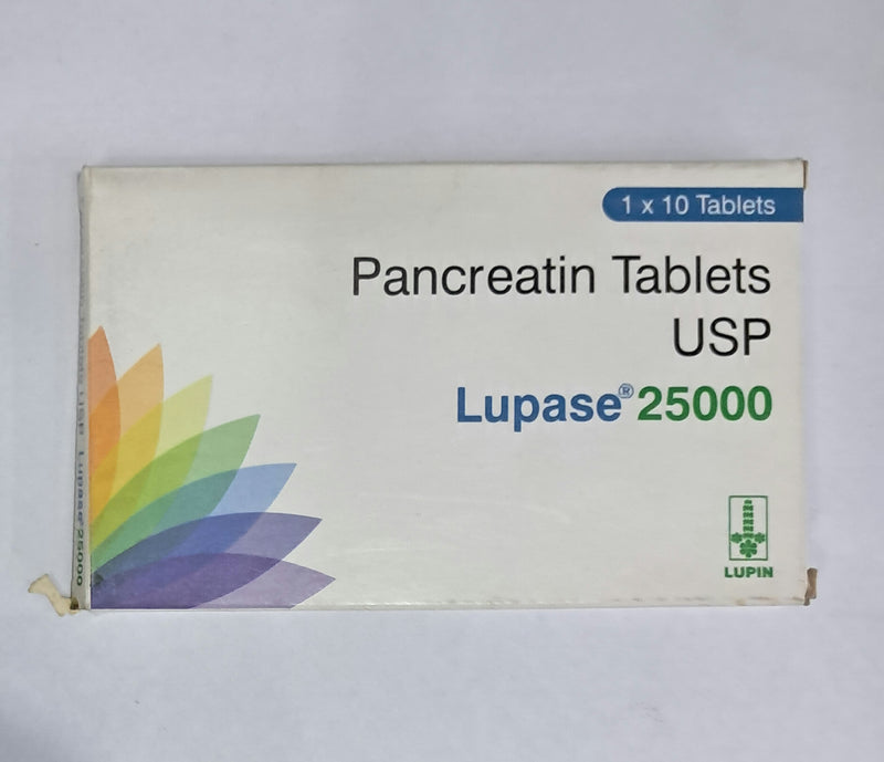 LUPASE-25000 (10 TAB)