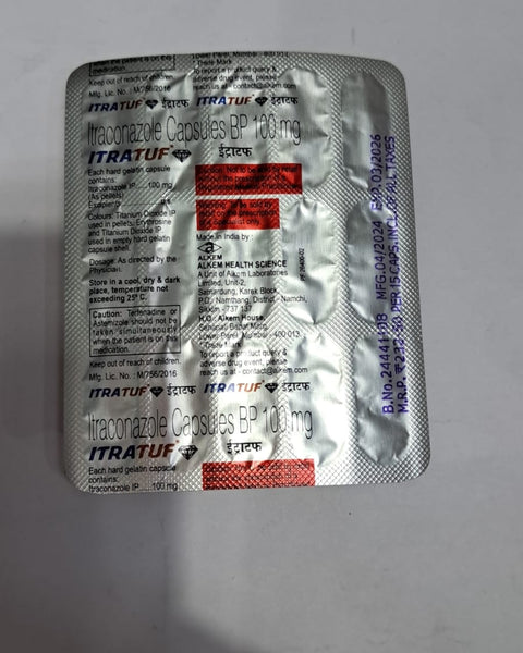 ITRATUF 100 MG CAP(15 PCS)(2984)