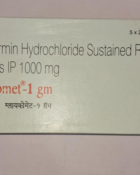 GLYCOMET 1GM TAB(15.0000 TAB)