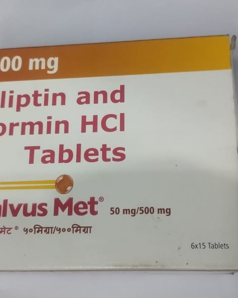 GALVUS MET 50/1000 MG TAB(15 TAB)