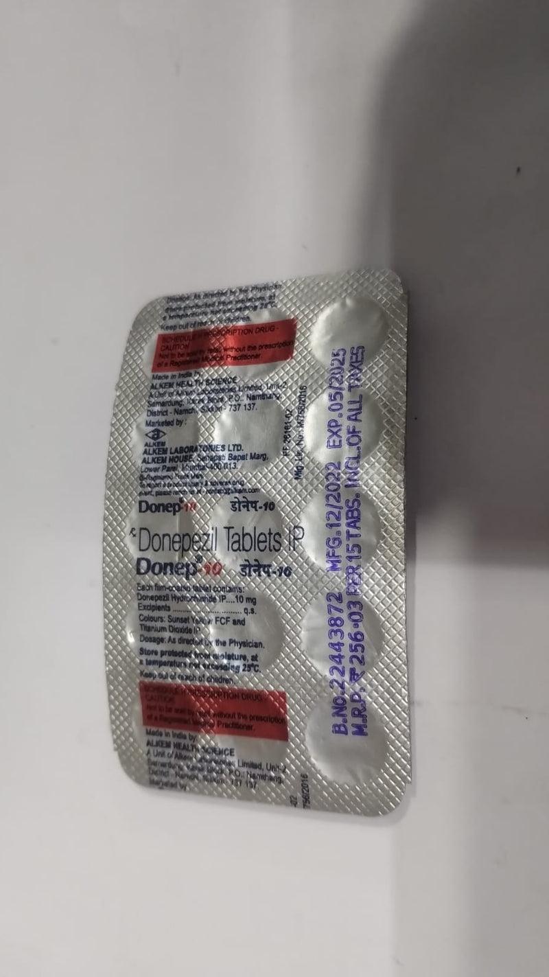 DONEP 10MG TAB(15 PCS)(1852)