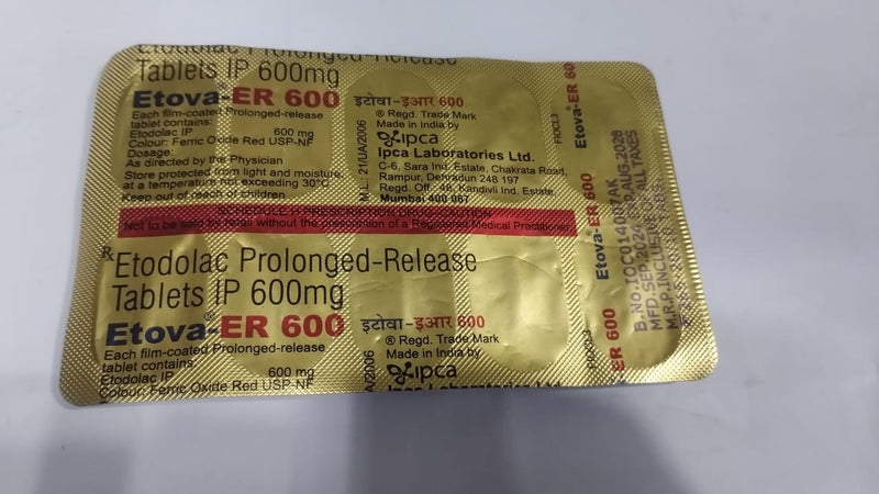 ETOVA-ER 600 MG TAB(10 TAB)