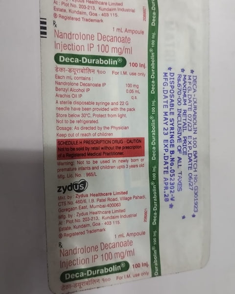 DECA-DURABOLIN 100 MG INJ