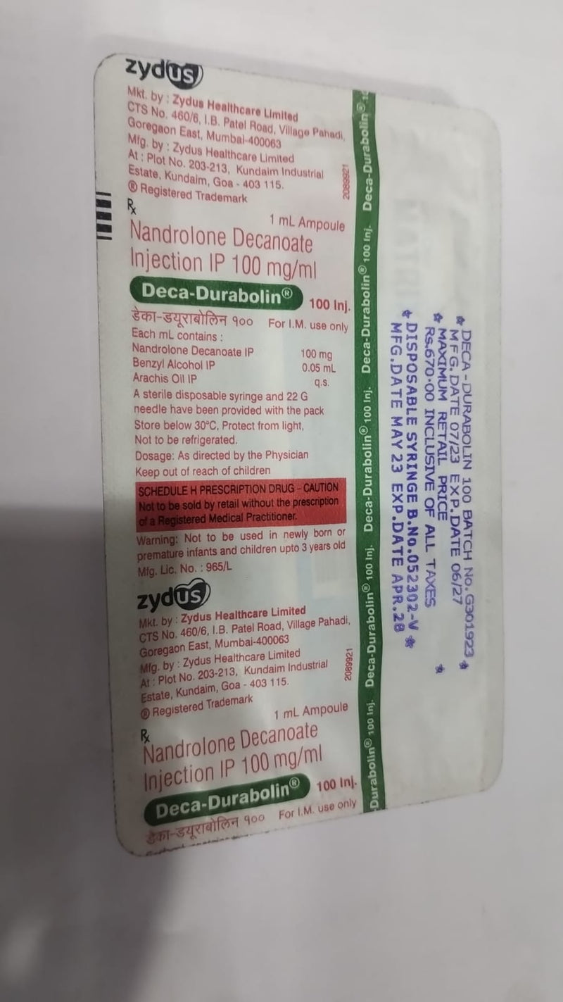 DECA-DURABOLIN 100 MG INJ