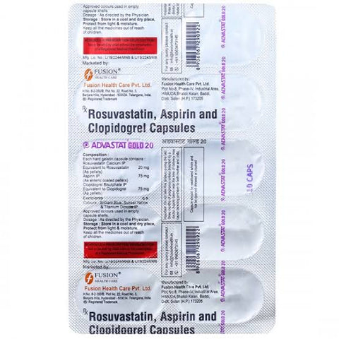 ADVASTAT GOLD 20MG TAB (10 PCS)