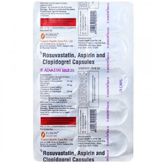 ADVASTAT GOLD 20MG TAB (10 PCS)