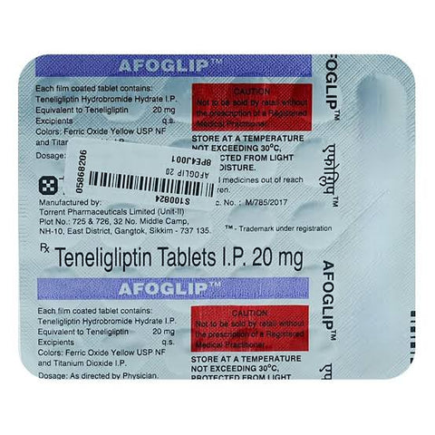 AFOGLIP 20MG TAB(10 PCS)