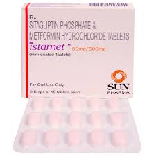 ISTAMET 50/500 MG TAB (15 TAB)