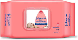 J&J SKINCARE WIPES  72PC