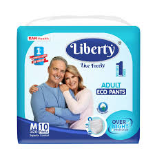 LIBERTY ADULT DIAPERS M 10'S(10 PCS)
