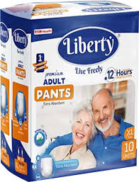 LIBERTY ADULT PANTS L 10'S(10 PCS)